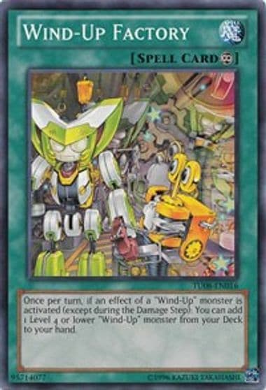 Wind Up Factory Turbo Pack: Booster Eight Yu-Gi-Oh! card