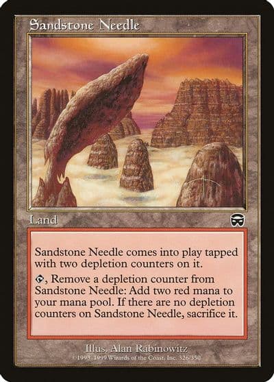 Sandstone Needle Mercadian Masques Magic card