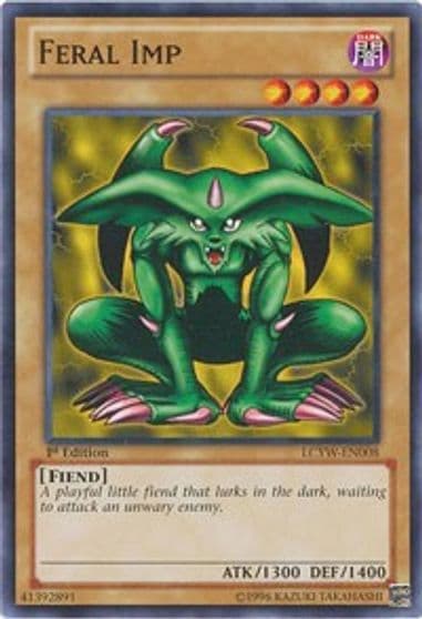 Feral Imp Legendary Collection 3: Yugi's World Yu-Gi-Oh! card