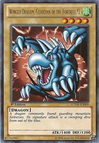Winged Dragon Guardian of the Fortress 1 Legendary Collection 3: Yugi's World Yu-Gi-Oh! card