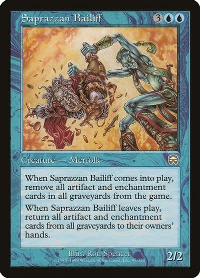 Saprazzan Bailiff Mercadian Masques Magic card