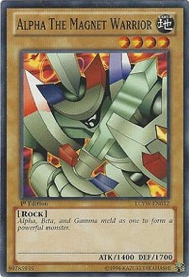 Alpha the Magnet Warrior Legendary Collection 3: Yugi's World Yu-Gi-Oh! card