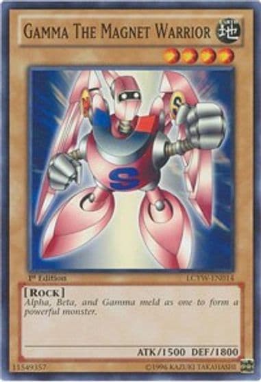 Gamma the Magnet Warrior Legendary Collection 3: Yugi's World Yu-Gi-Oh! card
