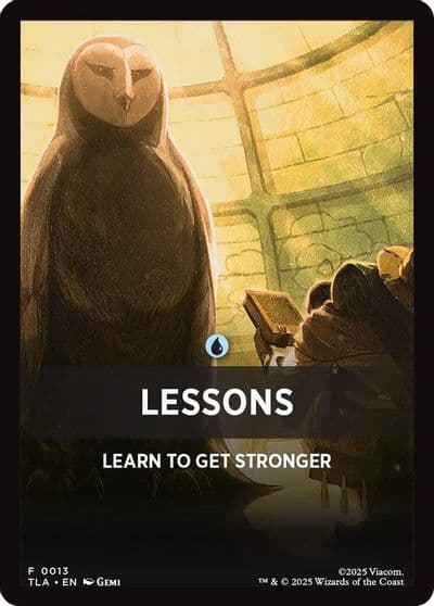 Lessons Theme Card Avatar: The Last Airbender Magic card