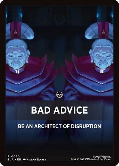 Bad Advice Theme Card Avatar: The Last Airbender Magic card