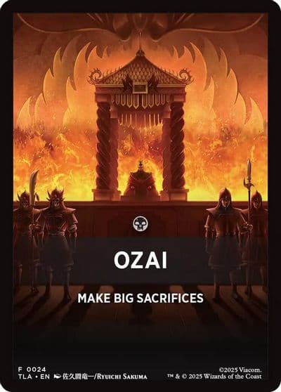 Ozai Theme Card Avatar: The Last Airbender Magic card