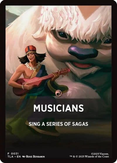 Musicians Theme Card Avatar: The Last Airbender Magic card