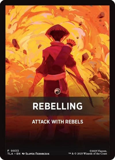 Rebelling Theme Card Avatar: The Last Airbender Magic card