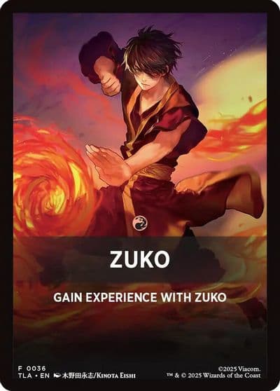 Zuko Theme Card Avatar: The Last Airbender Magic card