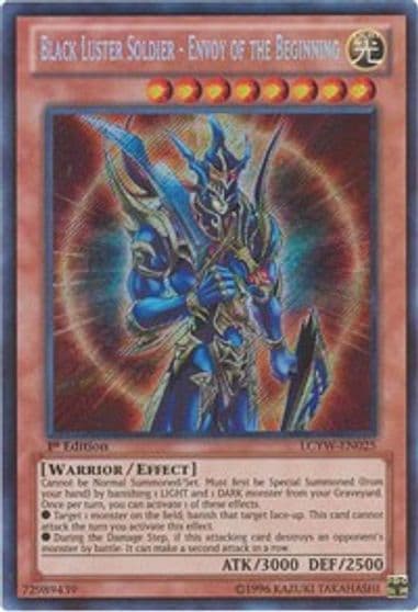 Black Luster Soldier Envoy of the Beginning Legendary Collection 3: Yugi's World Yu-Gi-Oh! card