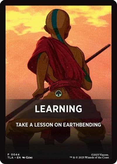 Learning Theme Card Avatar: The Last Airbender Magic card