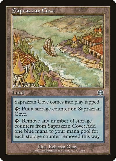 Saprazzan Cove Mercadian Masques Magic card