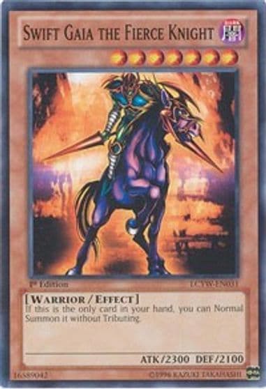 Swift Gaia the Fierce Knight Legendary Collection 3: Yugi's World Yu-Gi-Oh! card