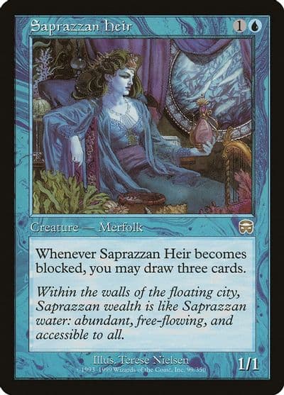 Saprazzan Heir Mercadian Masques Magic card