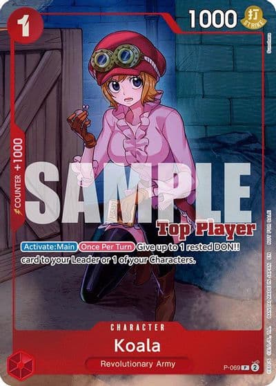 Koala CS 25 26 Top Player Pack Vol 2 One Piece Promotion Cards One Piece card