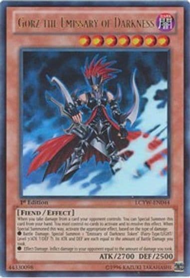 Gorz the Emissary of Darkness Legendary Collection 3: Yugi's World Yu-Gi-Oh! card