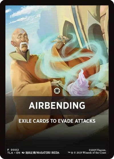 Airbending Theme Card Avatar: The Last Airbender Magic card