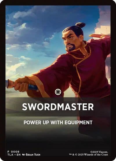 Swordmaster Theme Card Avatar: The Last Airbender Magic card
