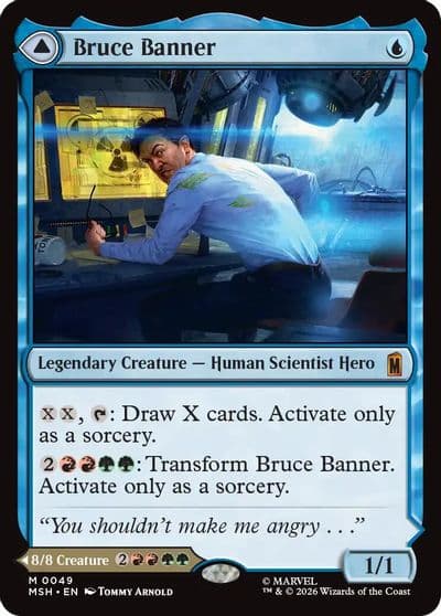 Bruce Banner Marvel Super Heroes Magic card