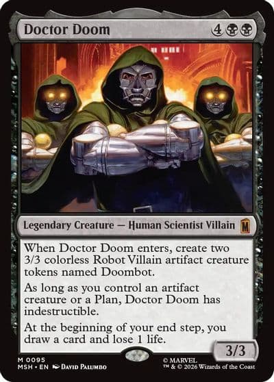 Doctor Doom Marvel Super Heroes Magic card