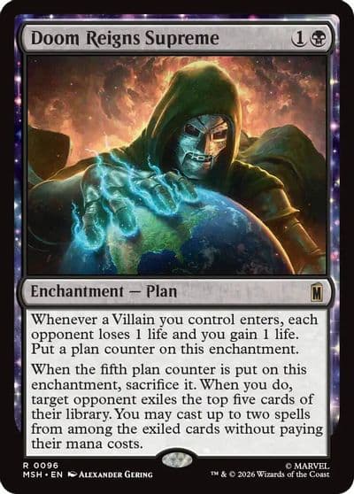 Doom Reigns Supreme Marvel Super Heroes Magic card