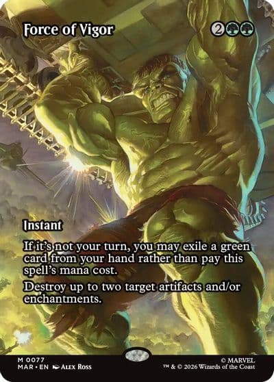Force of Vigor Borderless Marvel Universe Eternal-Legal Magic card