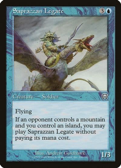 Saprazzan Legate Mercadian Masques Magic card