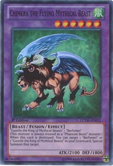 Chimera the Flying Mythical Beast Legendary Collection 3: Yugi's World Yu-Gi-Oh! card