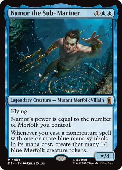 Namor the Sub Mariner Marvel Super Heroes Magic card