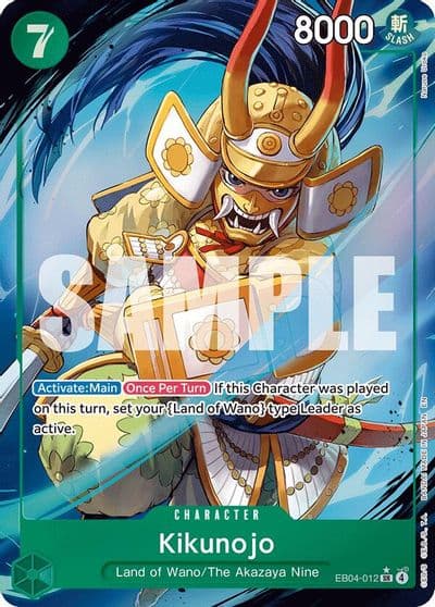 Kikunojo EB04 012 Alternate Art The Azure Sea's Seven One Piece card