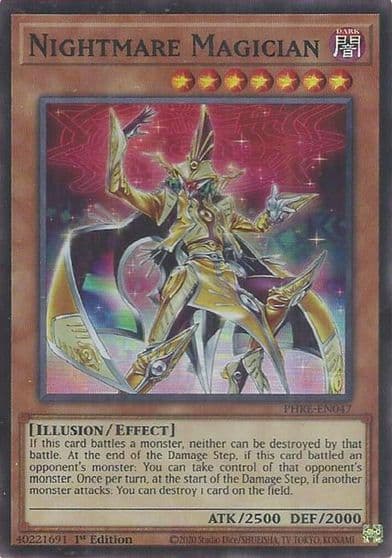 Nightmare Magician Super Rare Phantom Revenge Yu-Gi-Oh! card