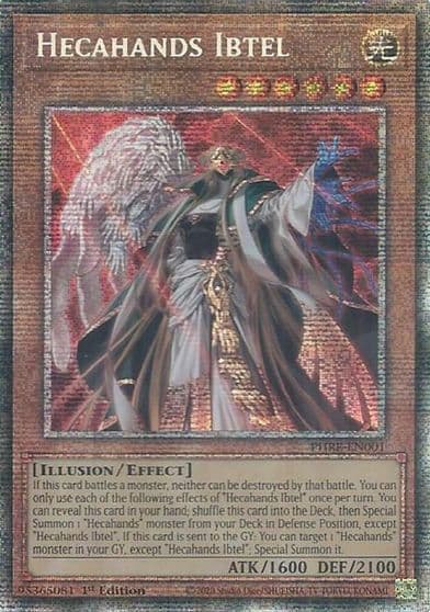 Hecahands Ibtel Starlight Rare Phantom Revenge Yu-Gi-Oh! card