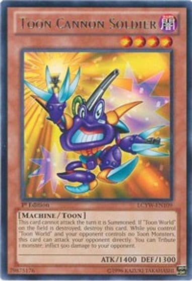 Toon Cannon Soldier Legendary Collection 3: Yugi's World Yu-Gi-Oh! card