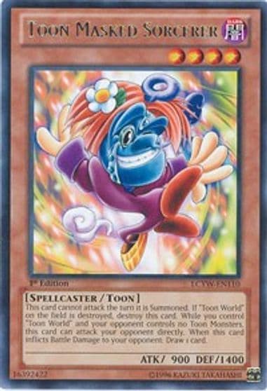 Toon Masked Sorcerer Legendary Collection 3: Yugi's World Yu-Gi-Oh! card