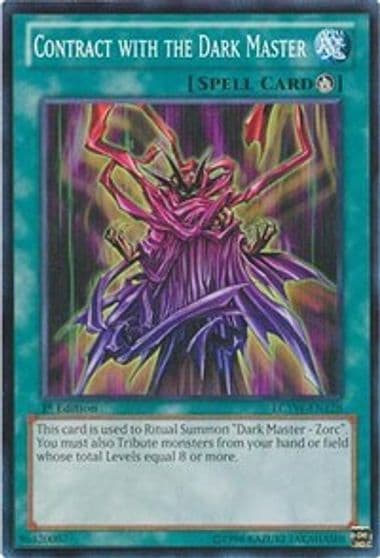 Contract with the Dark Master Legendary Collection 3: Yugi's World Yu-Gi-Oh! card