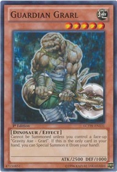 Guardian Grarl Legendary Collection 3: Yugi's World Yu-Gi-Oh! card