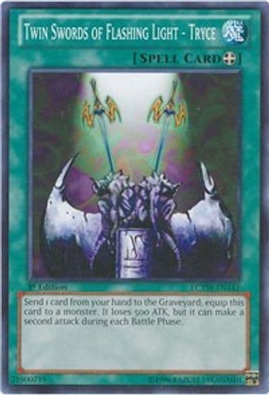 Twin Swords of Flashing Light Tryce Legendary Collection 3: Yugi's World Yu-Gi-Oh! card