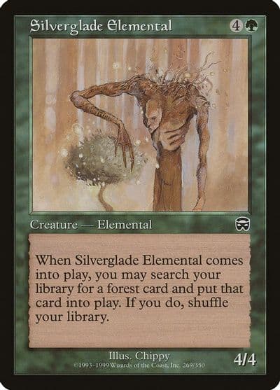 Silverglade Elemental Mercadian Masques Magic card