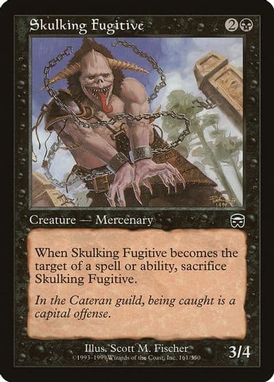Skulking Fugitive Mercadian Masques Magic card