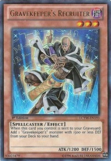 Gravekeepers Recruiter Legendary Collection 3: Yugi's World Yu-Gi-Oh! card