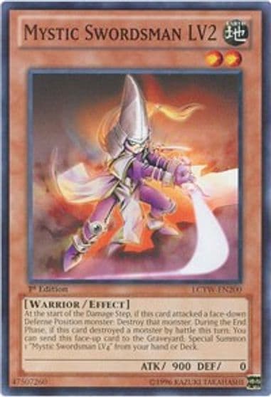 Mystic Swordsman LV2 Legendary Collection 3: Yugi's World Yu-Gi-Oh! card