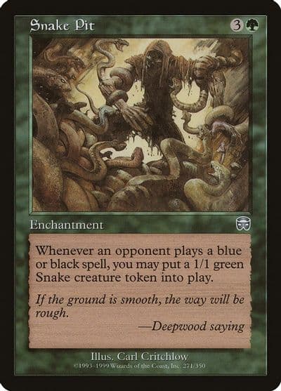 Snake Pit Mercadian Masques Magic card