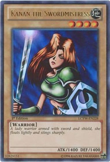 Kanan the Swordmistress Legendary Collection 3: Yugi's World Yu-Gi-Oh! card