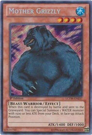 Mother Grizzly Legendary Collection 3: Yugi's World Yu-Gi-Oh! card
