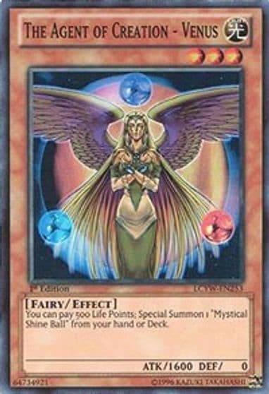 The Agent of Creation Venus Legendary Collection 3: Yugi's World Yu-Gi-Oh! card