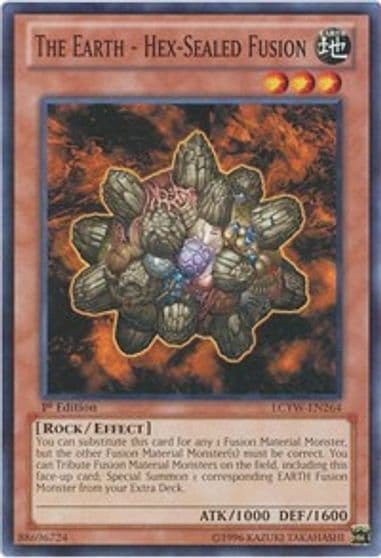 The Earth Hex Sealed Fusion Legendary Collection 3: Yugi's World Yu-Gi-Oh! card