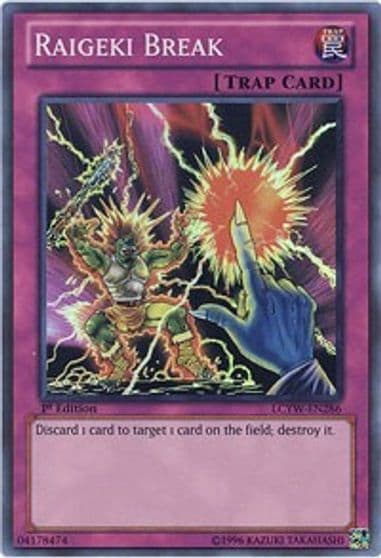 Raigeki Break Legendary Collection 3: Yugi's World Yu-Gi-Oh! card