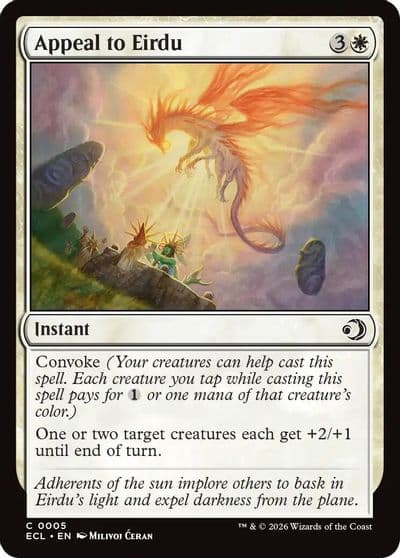 Appeal to Eirdu Lorwyn Eclipsed Magic card