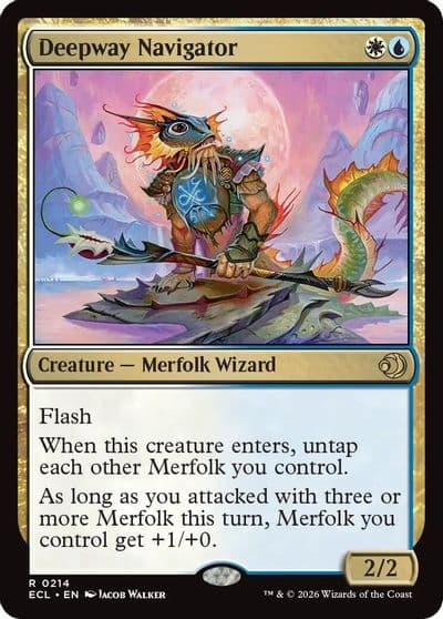 Deepway Navigator Lorwyn Eclipsed Magic card