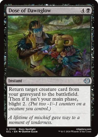 Dose of Dawnglow Lorwyn Eclipsed Magic card